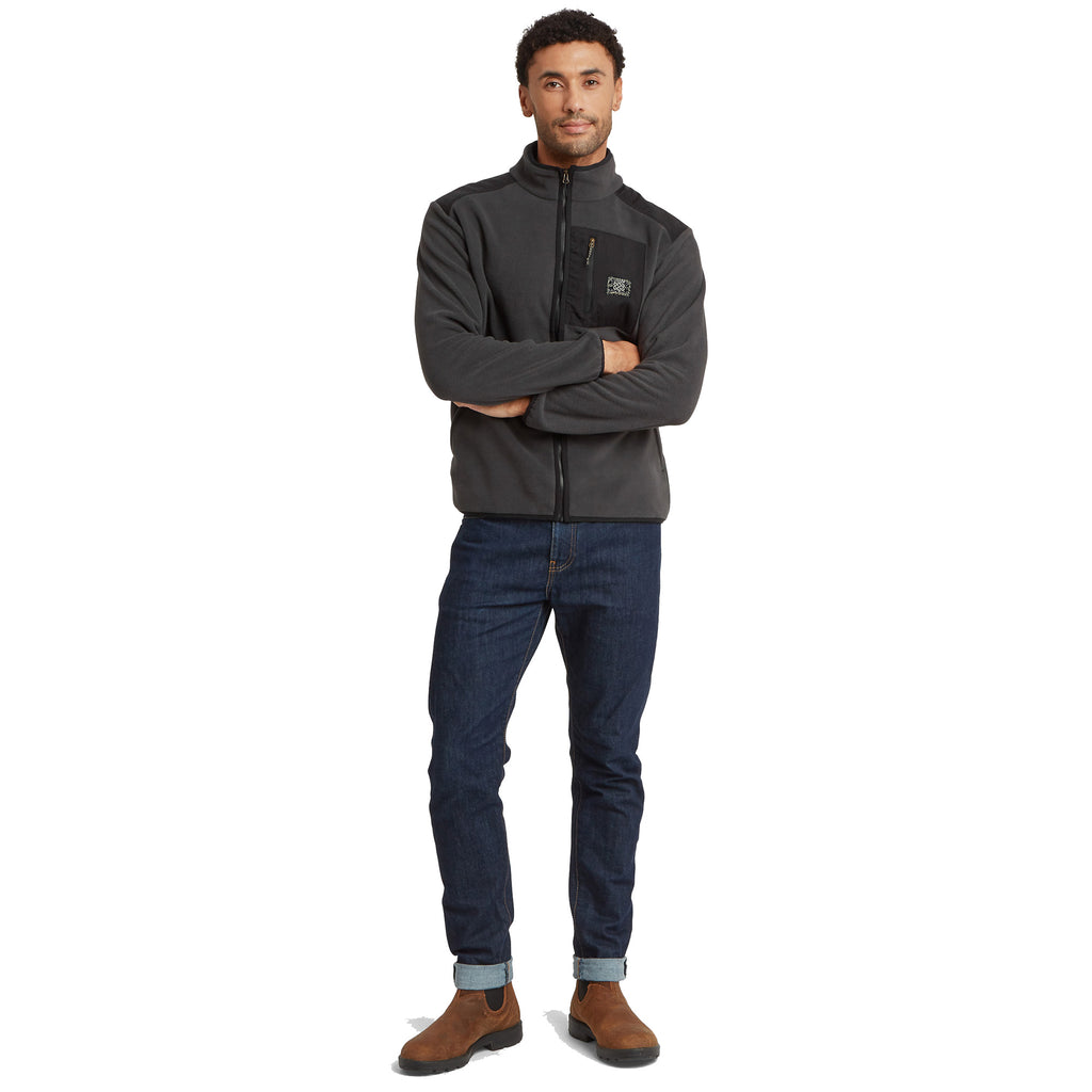 Men's Sanu Full Zip Fleece - Black