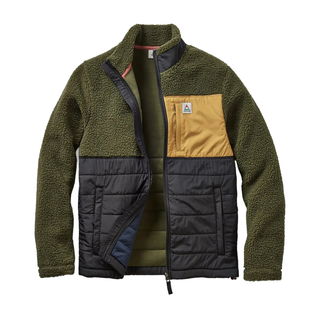Men's Born Explorer Polar-Lined Sherpa Fleece - Green