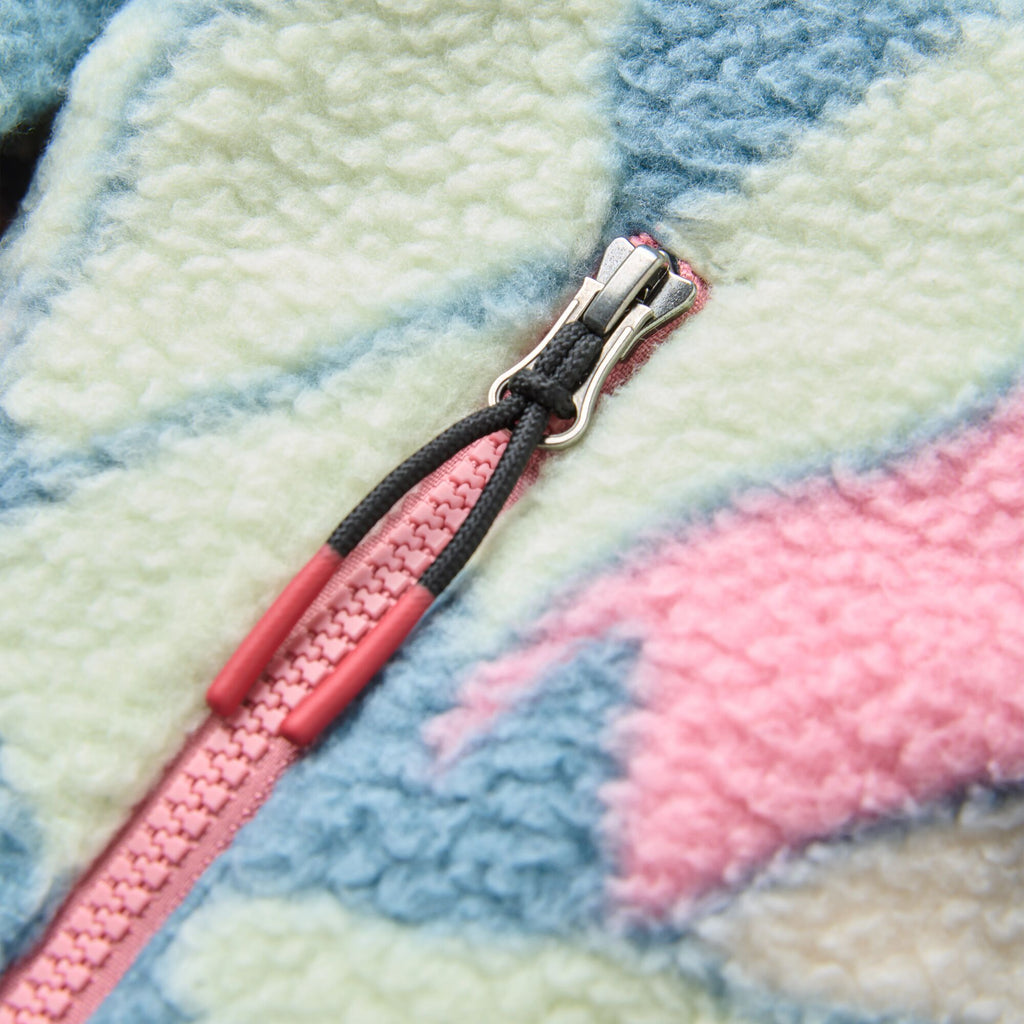 Women's Home Full-Zip Sherpa Fleece - Blue