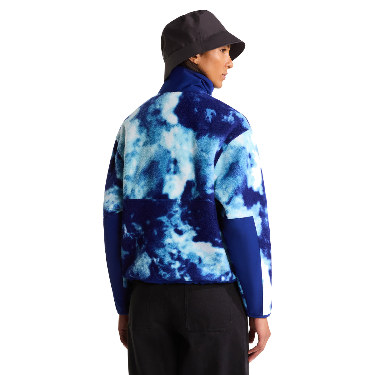 Women's Yumiori Off Peak Printed Full Zip Fleece Jacket - Blue