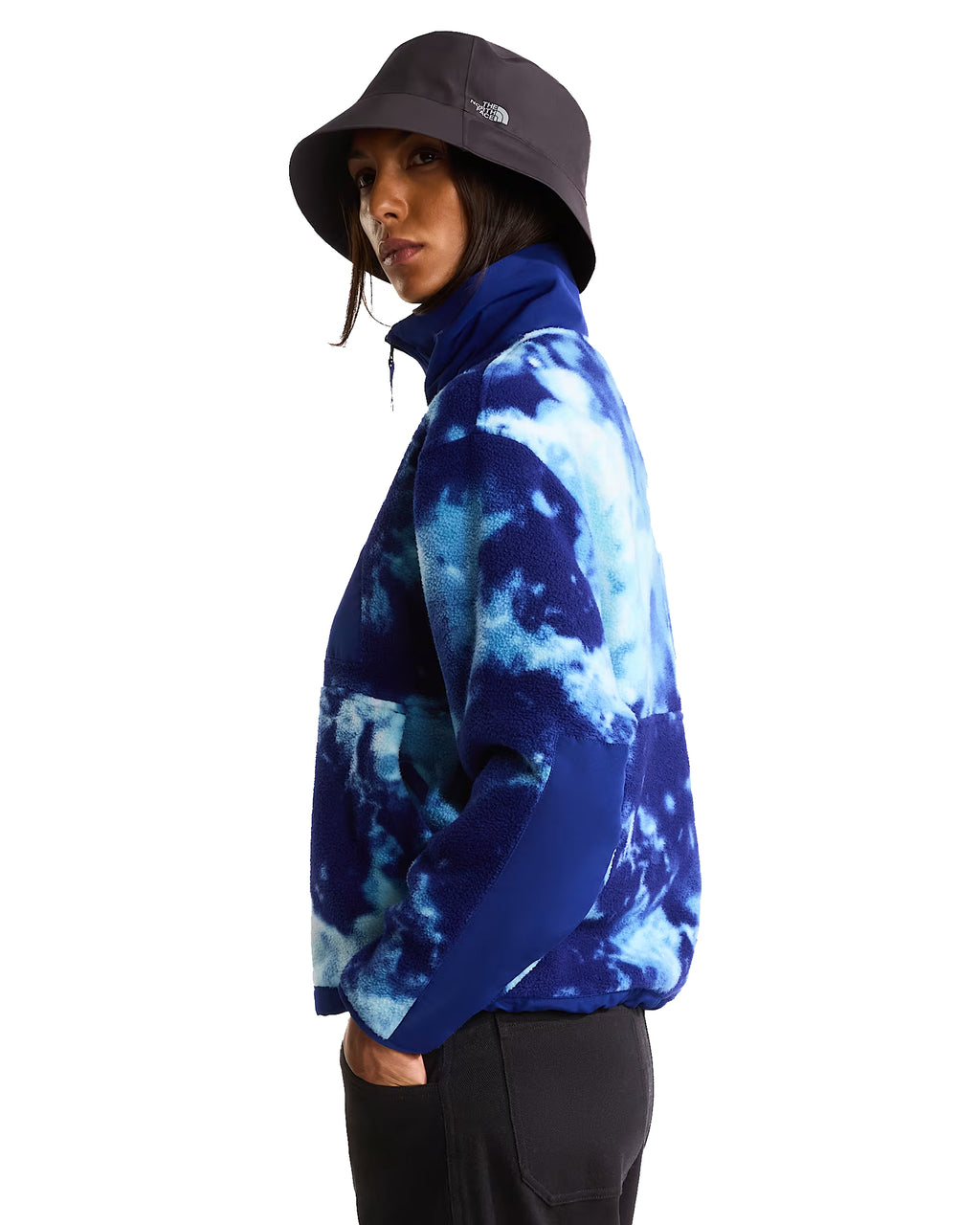 Women's Yumiori Off Peak Printed Full Zip Fleece Jacket - Blue