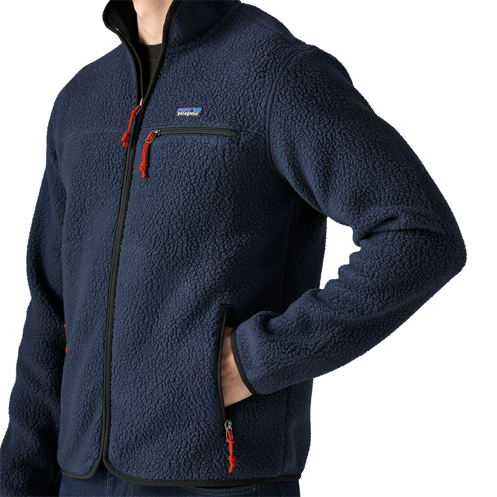 Men's Retro Pile Fleece Jacket - Navy