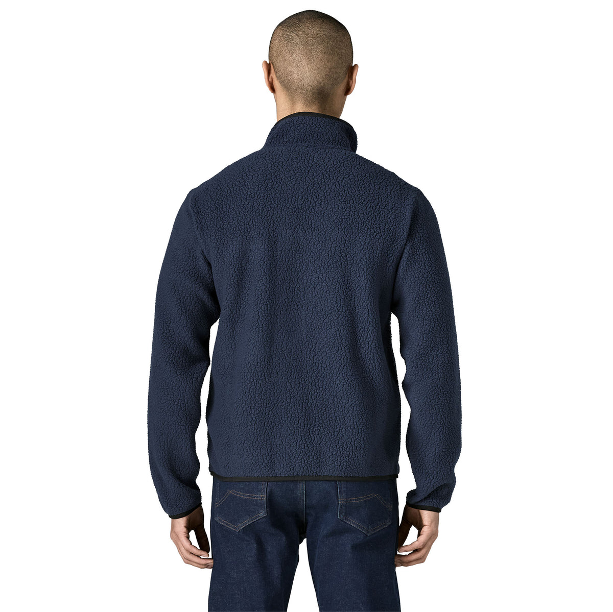 Men's Retro Pile Fleece Jacket - Navy