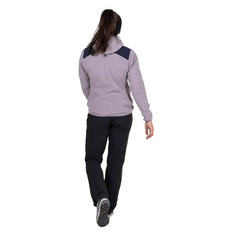 Women's Highpile Hooded Jacket - Purple