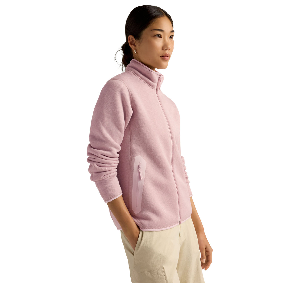Women's Covert Cardigan - Alpine Rose Heather