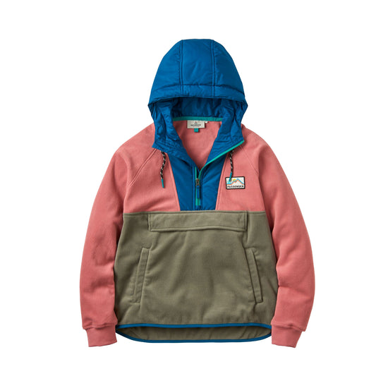 Women's Alexander 1/2 Zip Polar Hooded Fleece - Pink