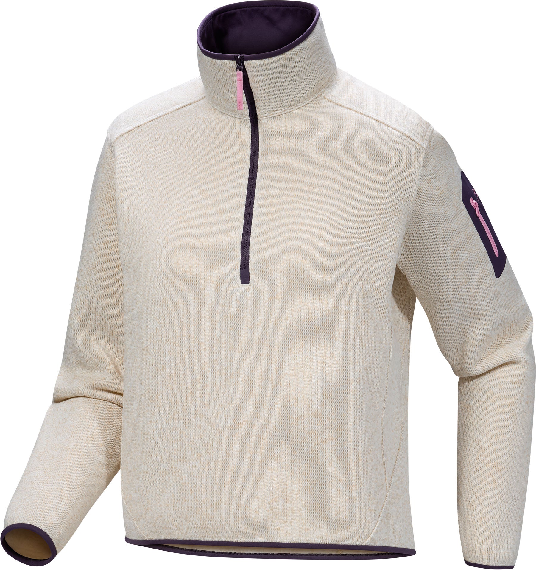 Women's Covert 1/2 Zip Neck Fleece - Cosmic Bloom Heather