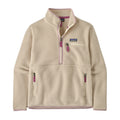 Women's Retro Pile Marsupial Fleece - Cream / Pink