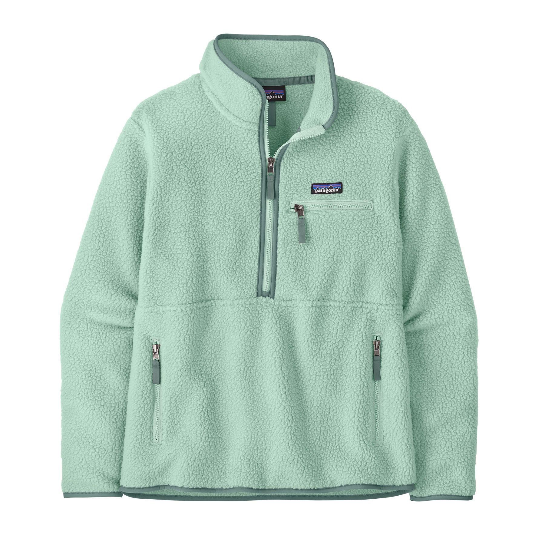 Women's Retro Pile Marsupial Fleece - Light Green