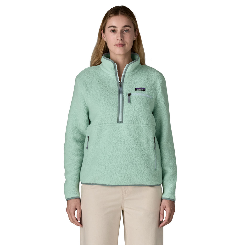 Women's Retro Pile Marsupial Fleece - Light Green