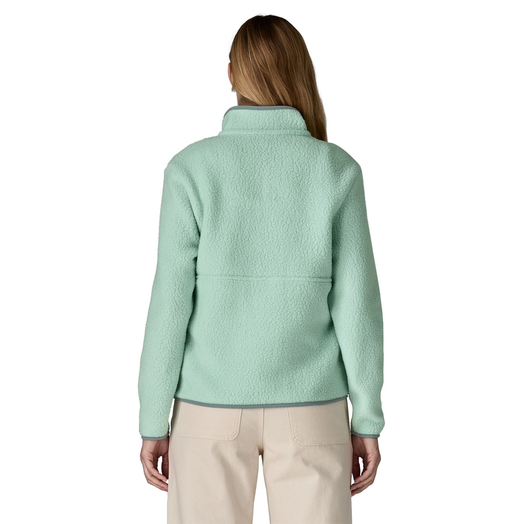 Women's Retro Pile Marsupial Fleece - Light Green