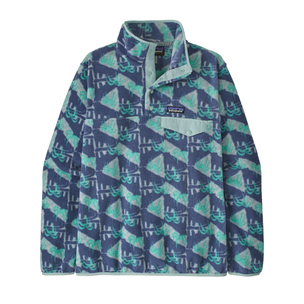 Women's Lightweight Synchilla Snap-T Pullover - Blue / Green