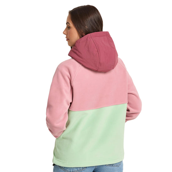 Women's Alexander 1/2 Zip Hooded Fleece - Pink