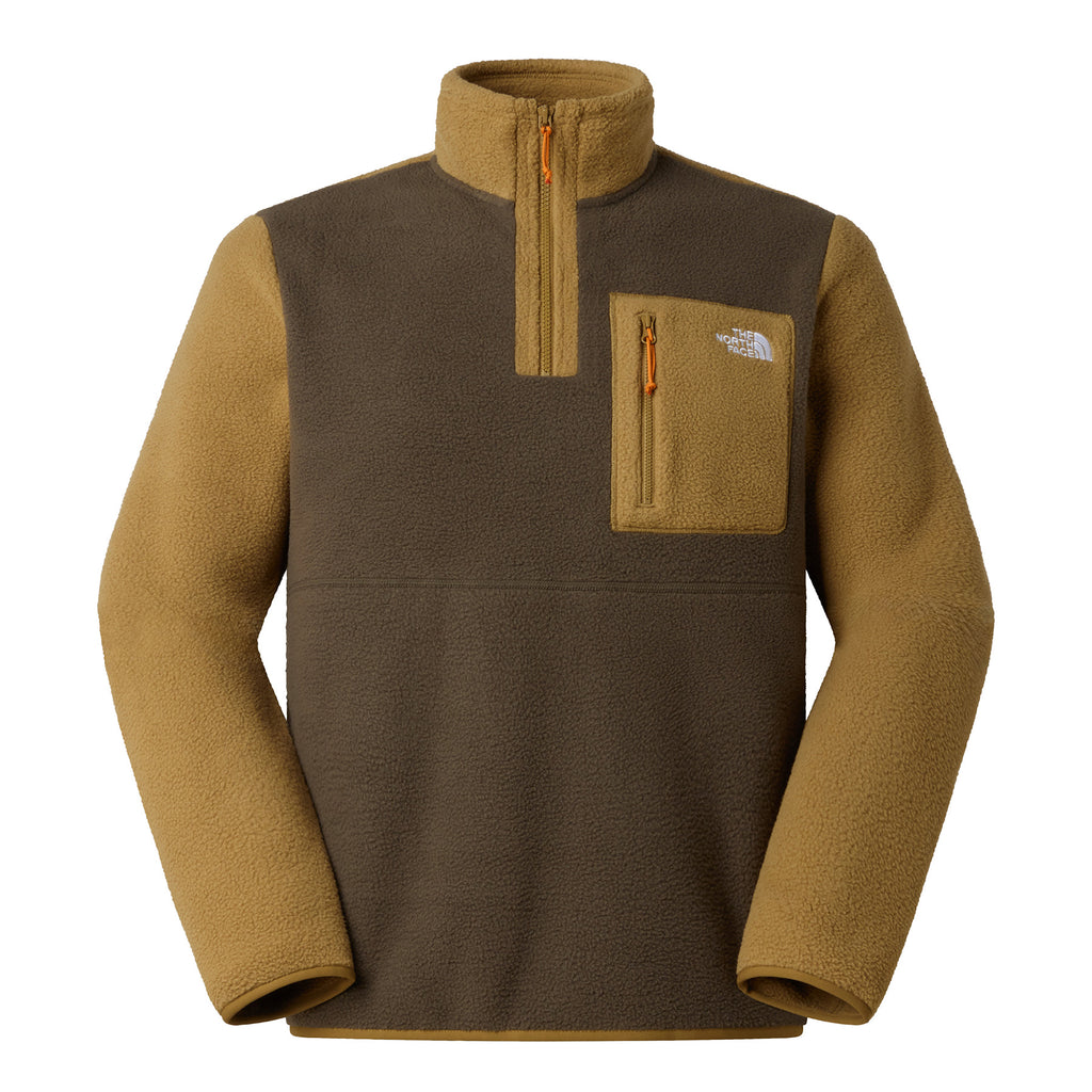 Men's Yumiori 1/4 Zip Fleece Jacket - Green