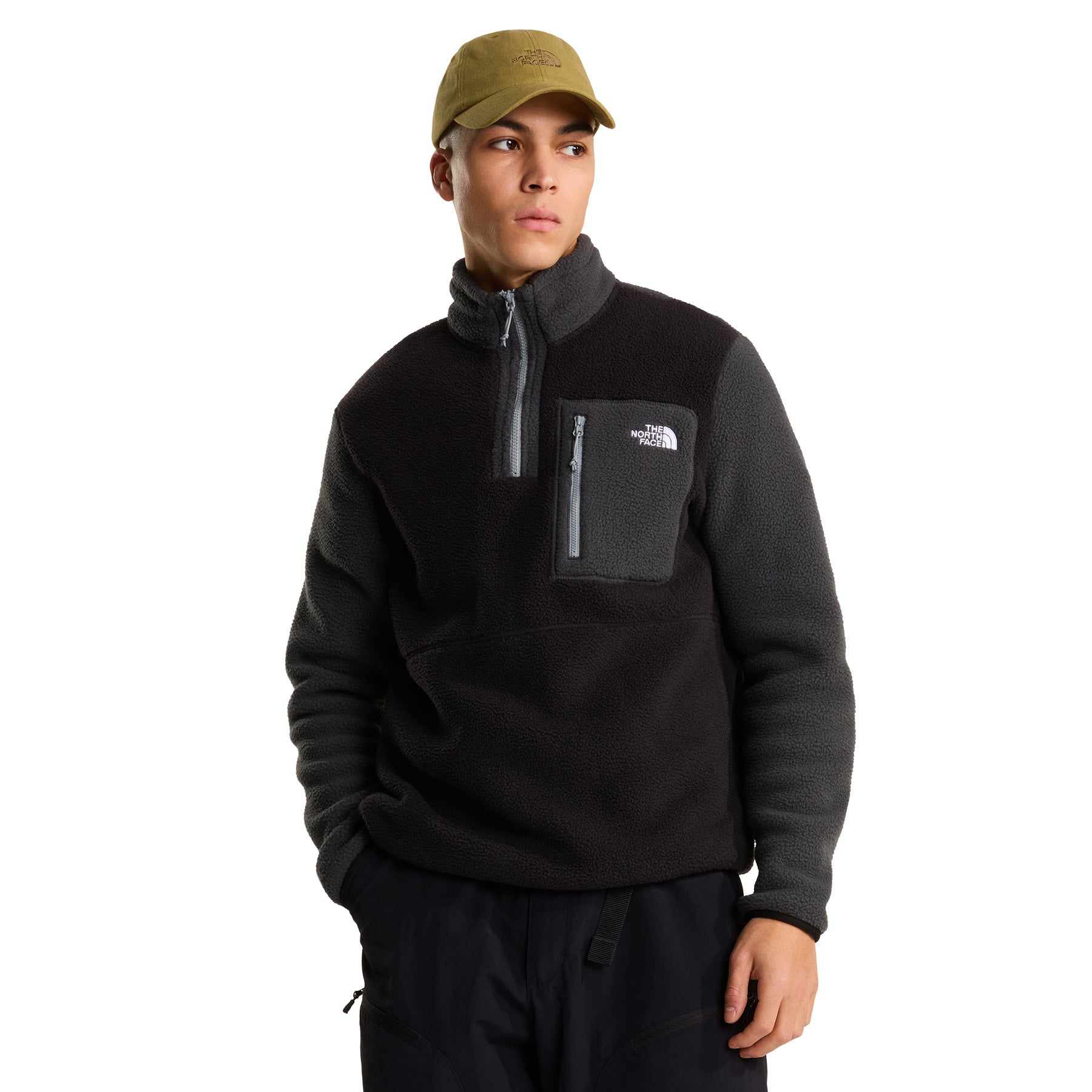 Men's Yumiori 1/4 Zip Fleece Jacket - Grey