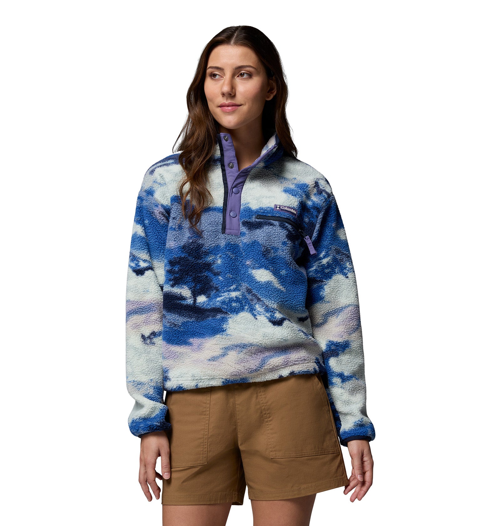 Columbia Women's Helvetia II Cropped Fleece - Blue | Tiso