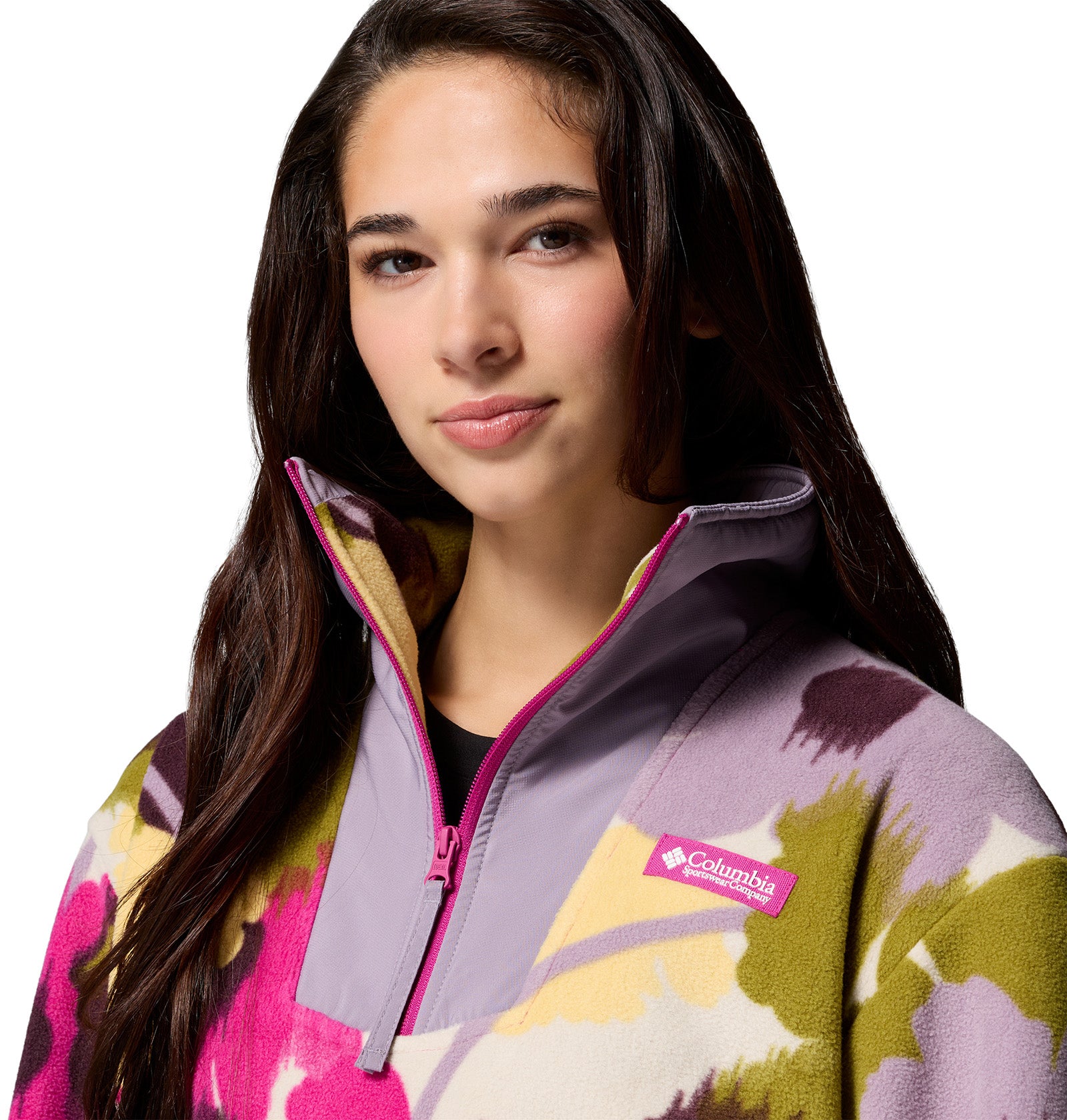 Women's Sequoia Grove Printed 1/2 Zip Fleece - Purple