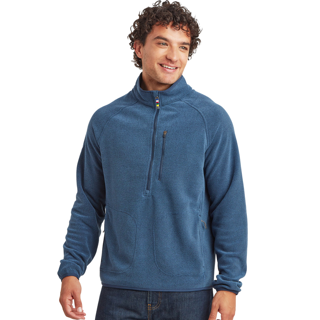 Men's Rolpa 1/2 Zip Fleece - Navy
