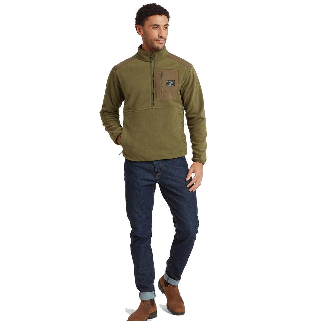Men's Sanu 1/2 Zip Fleece - Green