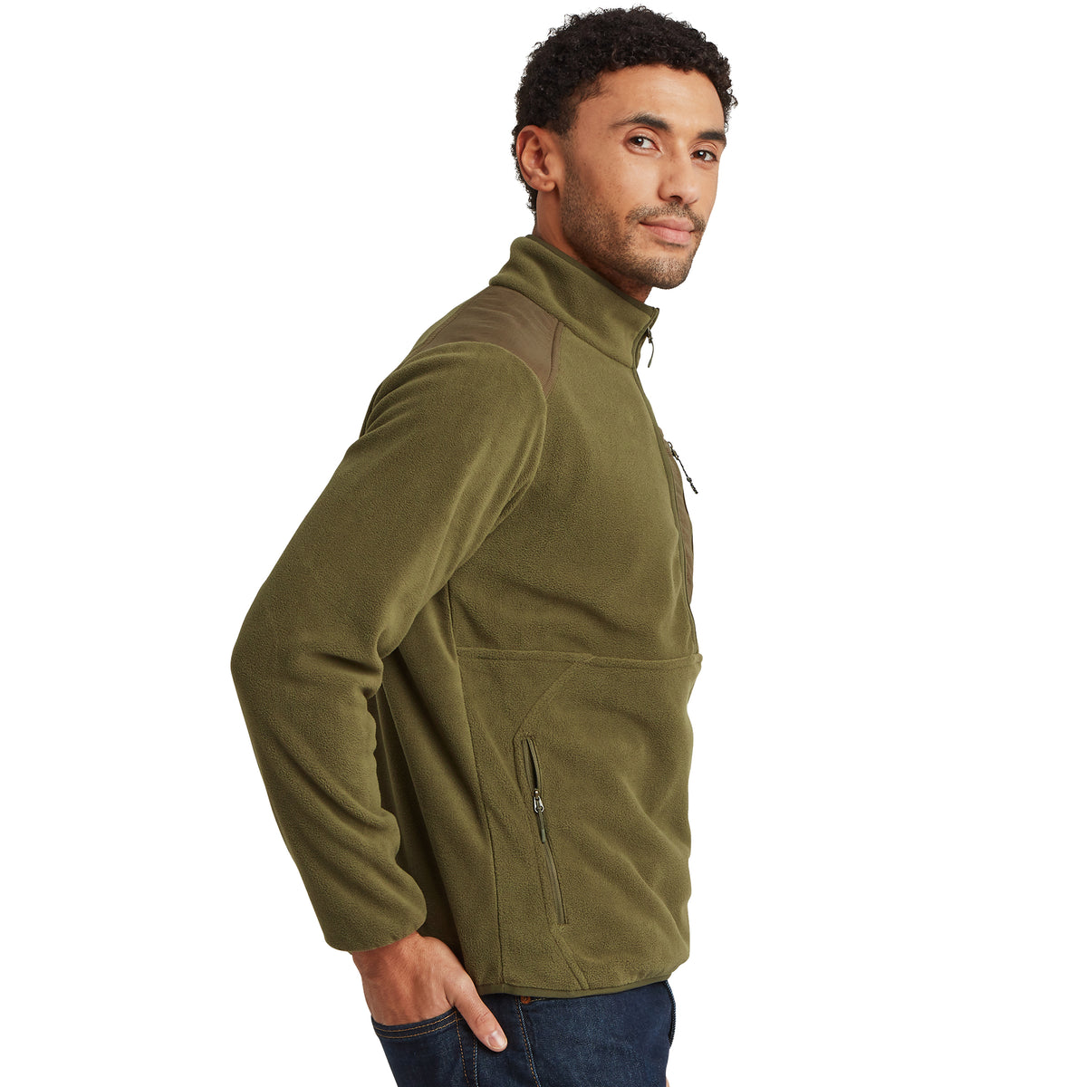 Men's Sanu 1/2 Zip Fleece - Green