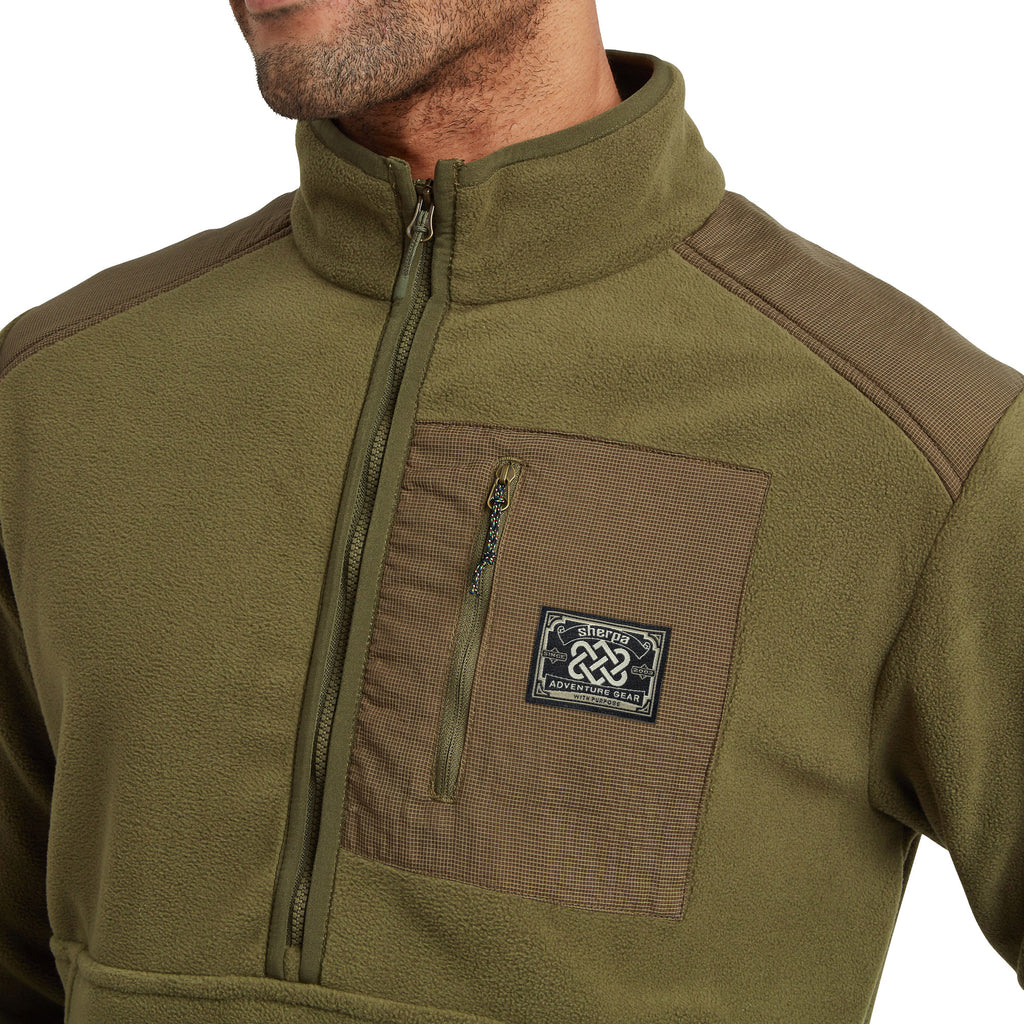 Men's Sanu 1/2 Zip Fleece - Green