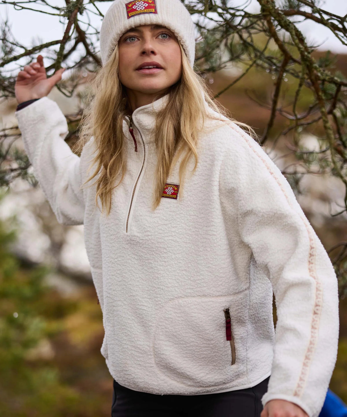Women's Tarcho 1/4 Zip Fleece - Cream
