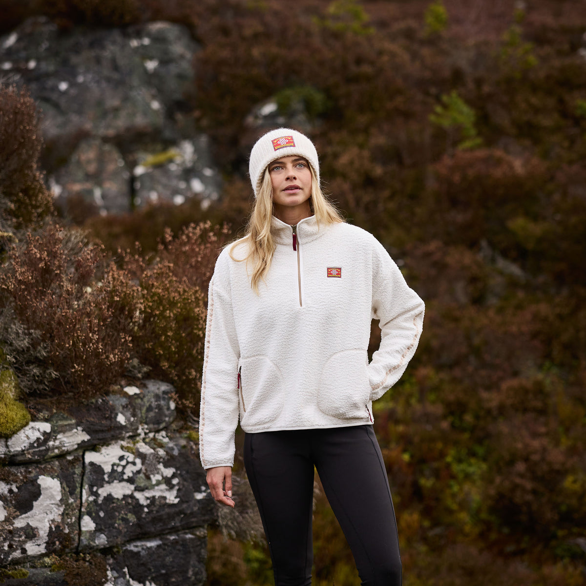 Women's Tarcho 1/4 Zip Fleece - Cream