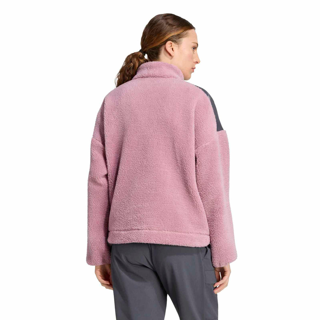 Women's Xploric CLIMAWARM High Pile Snap Fleece - Purple / Grey