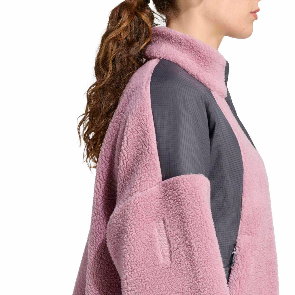 Women's Xploric CLIMAWARM High Pile Snap Fleece - Purple / Grey