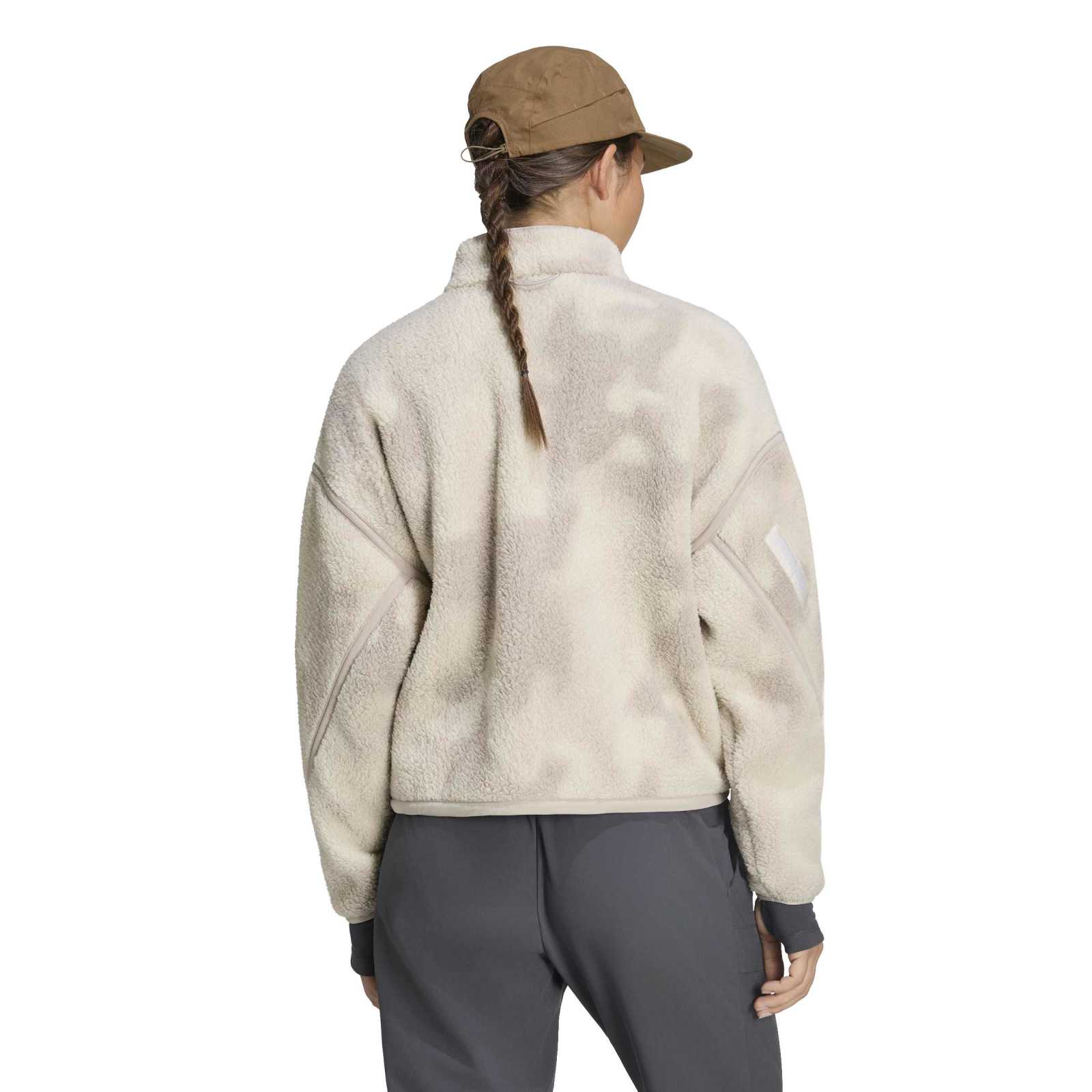 Women's Multi Essentials High Pile 1/2 Zip Fleece - Cream