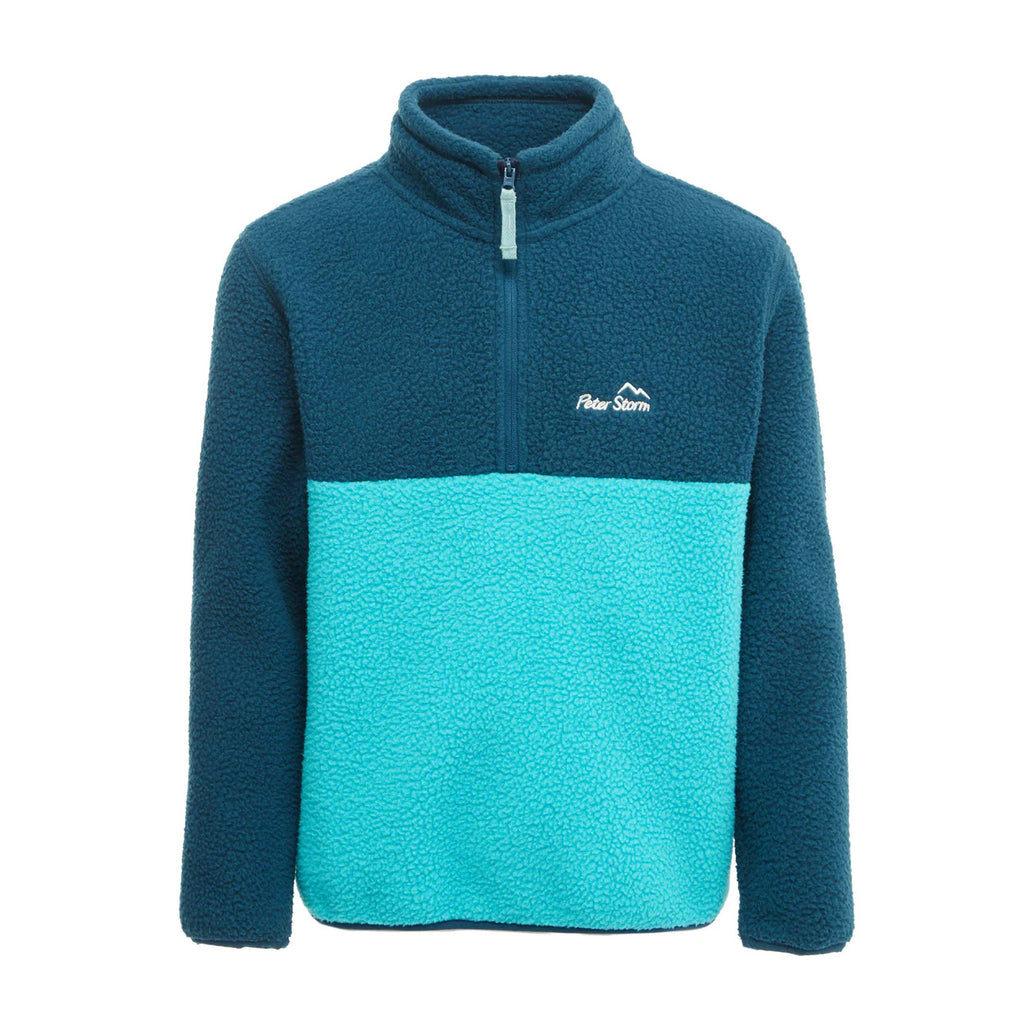 Kids' Borg 1/4 Zip Fleece - Blue