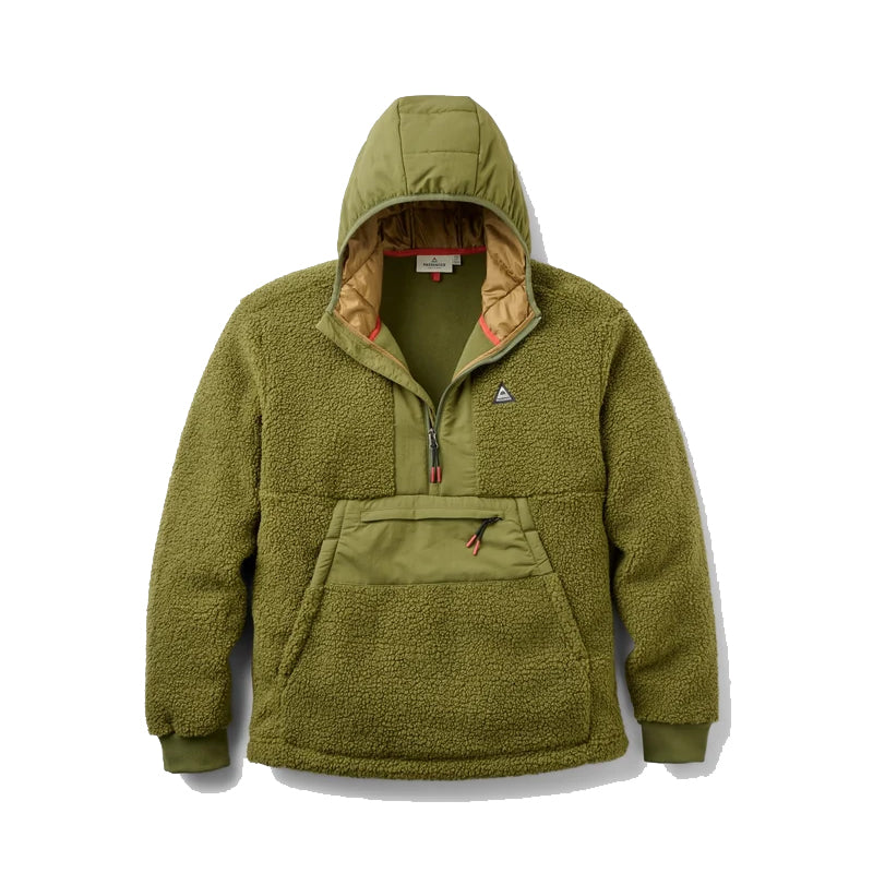 Men's Woodland Hooded 1/2 Zip Fleece - Green