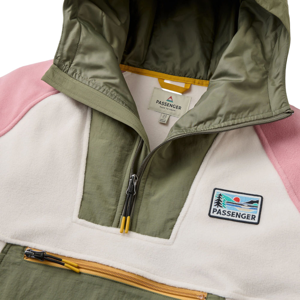 Women's Alexander 1/2 Zip Hooded Fleece - Green