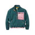 Women's Ravi Recycled 1/2 Zip Sherpa Fleece - Green
