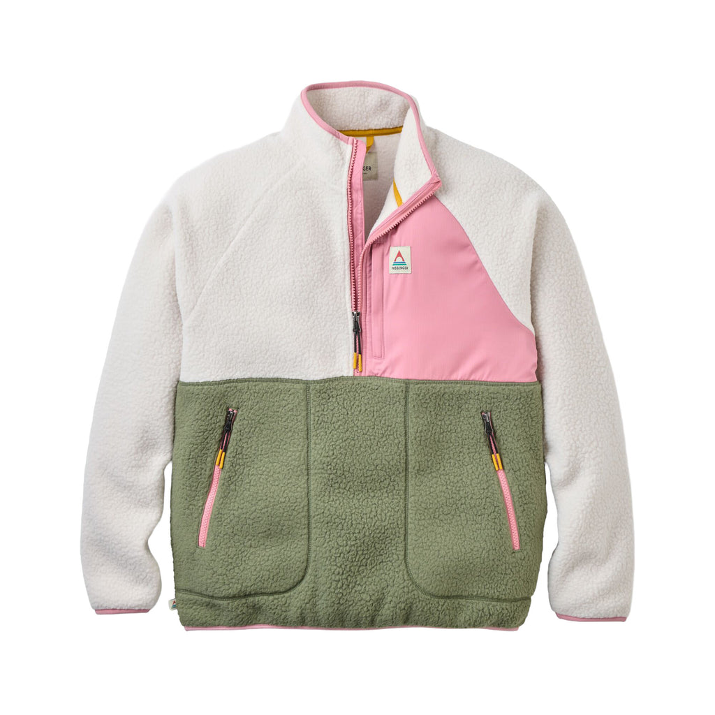 Women's Home 1/2 Zip Sherpa Fleece - Cream