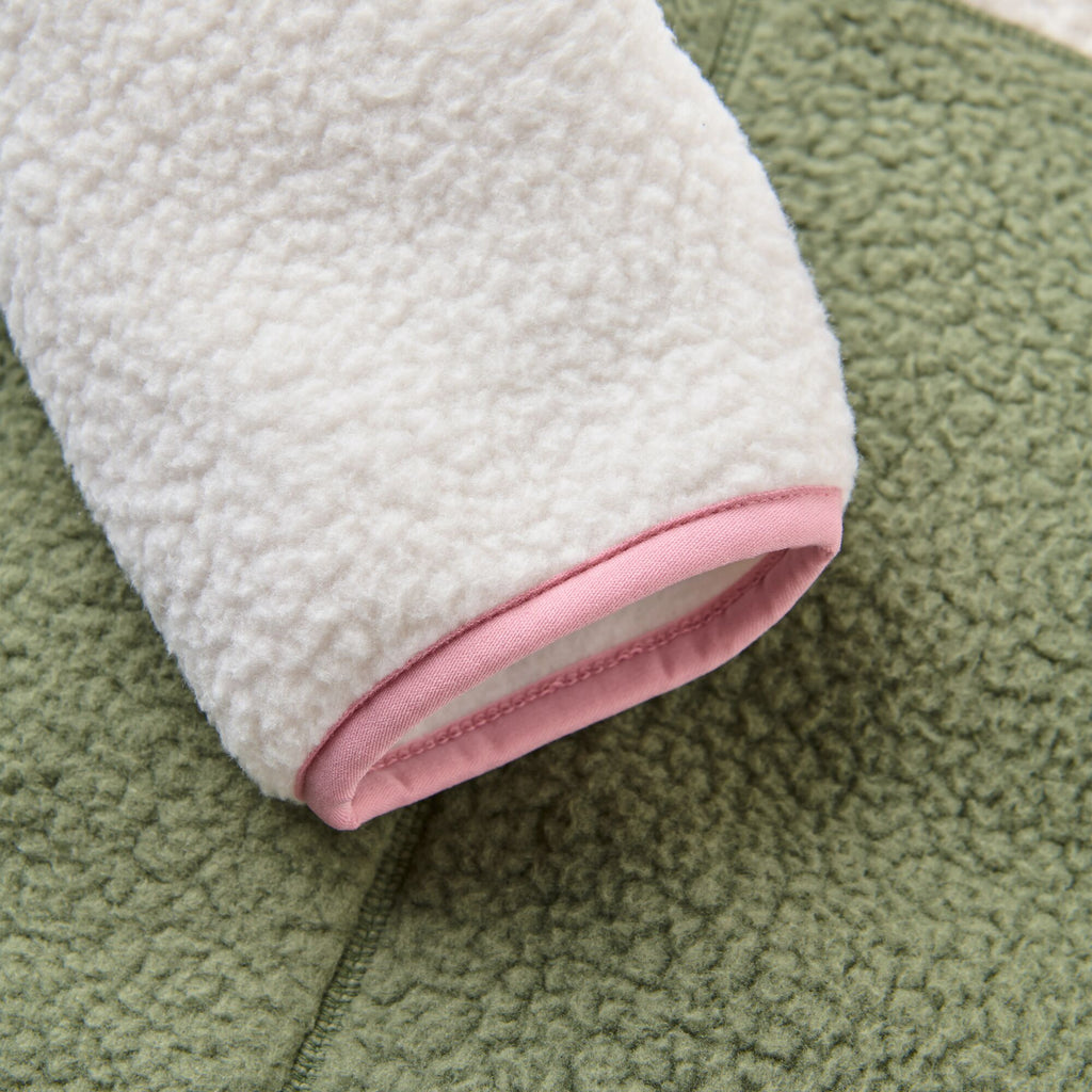 Women's Home 1/2 Zip Sherpa Fleece - Cream