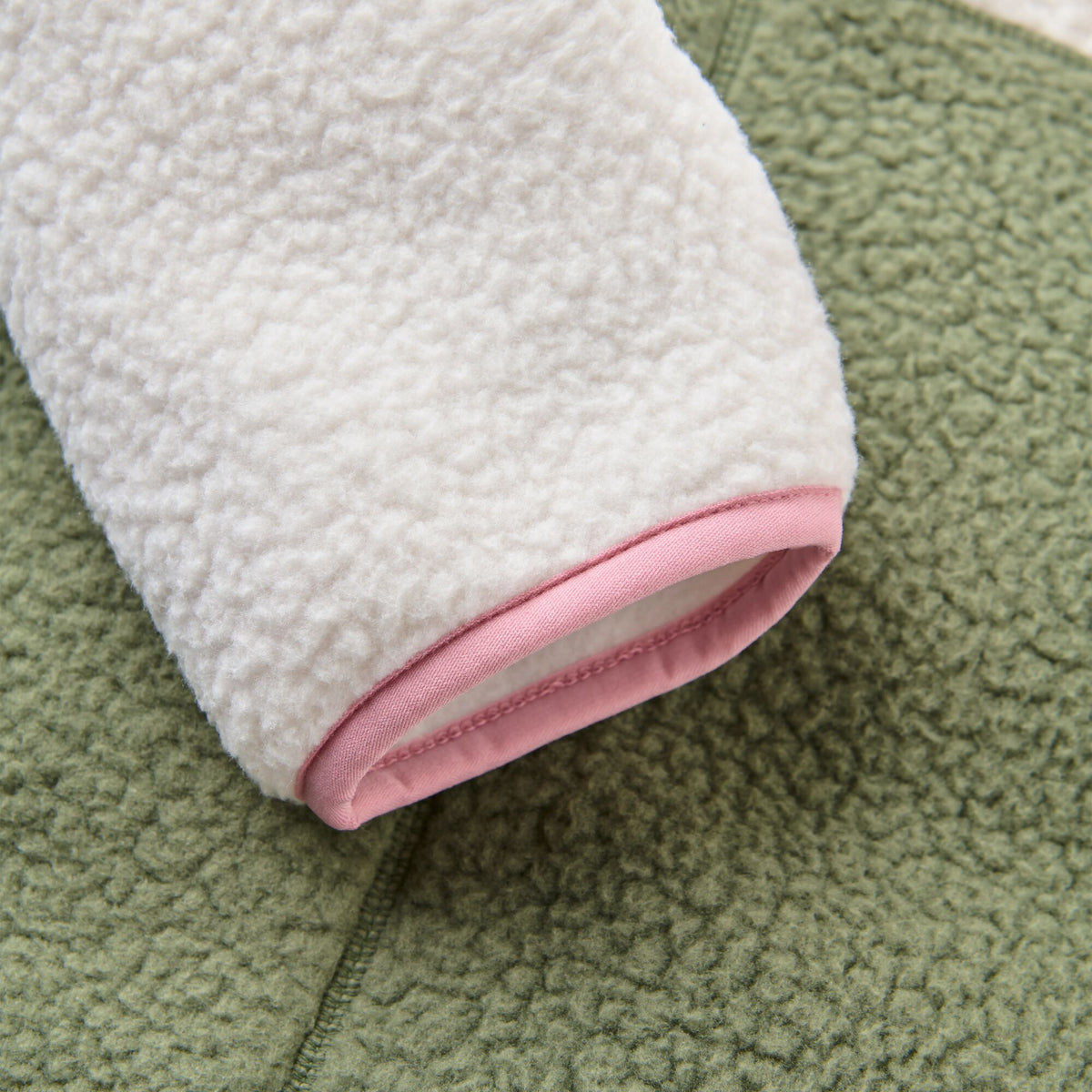 Women's Home 1/2 Zip Sherpa Fleece - Cream