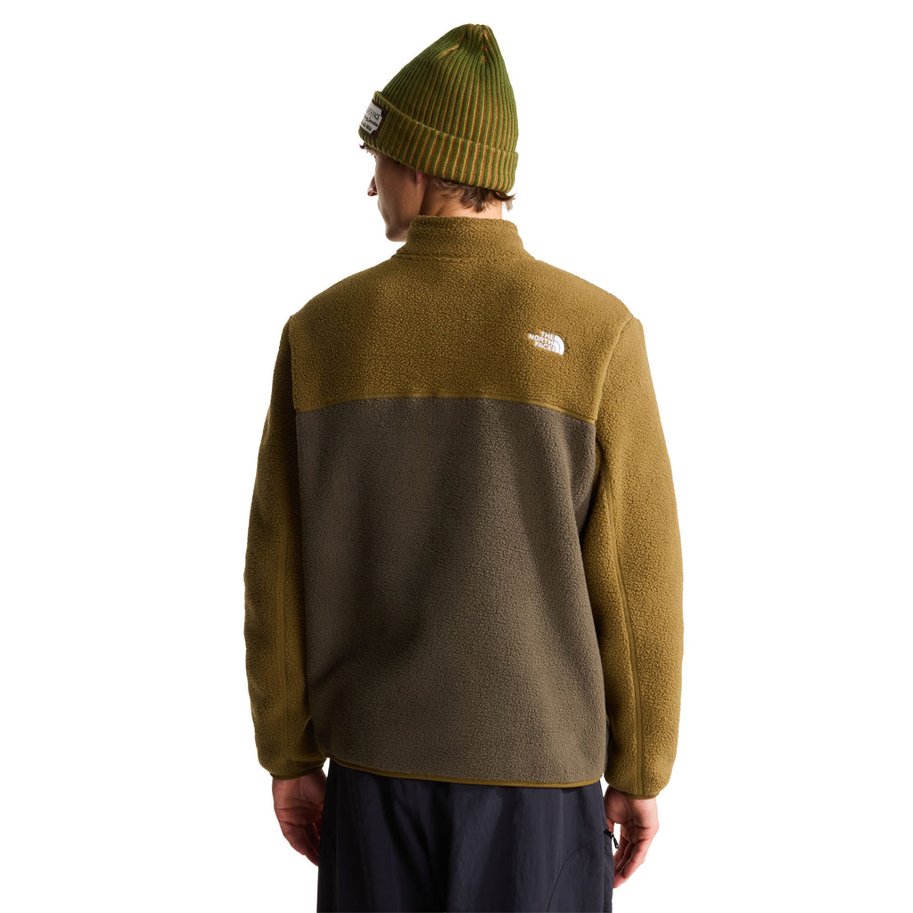 Men's Yumiori 1/4 Zip Fleece Jacket - Green