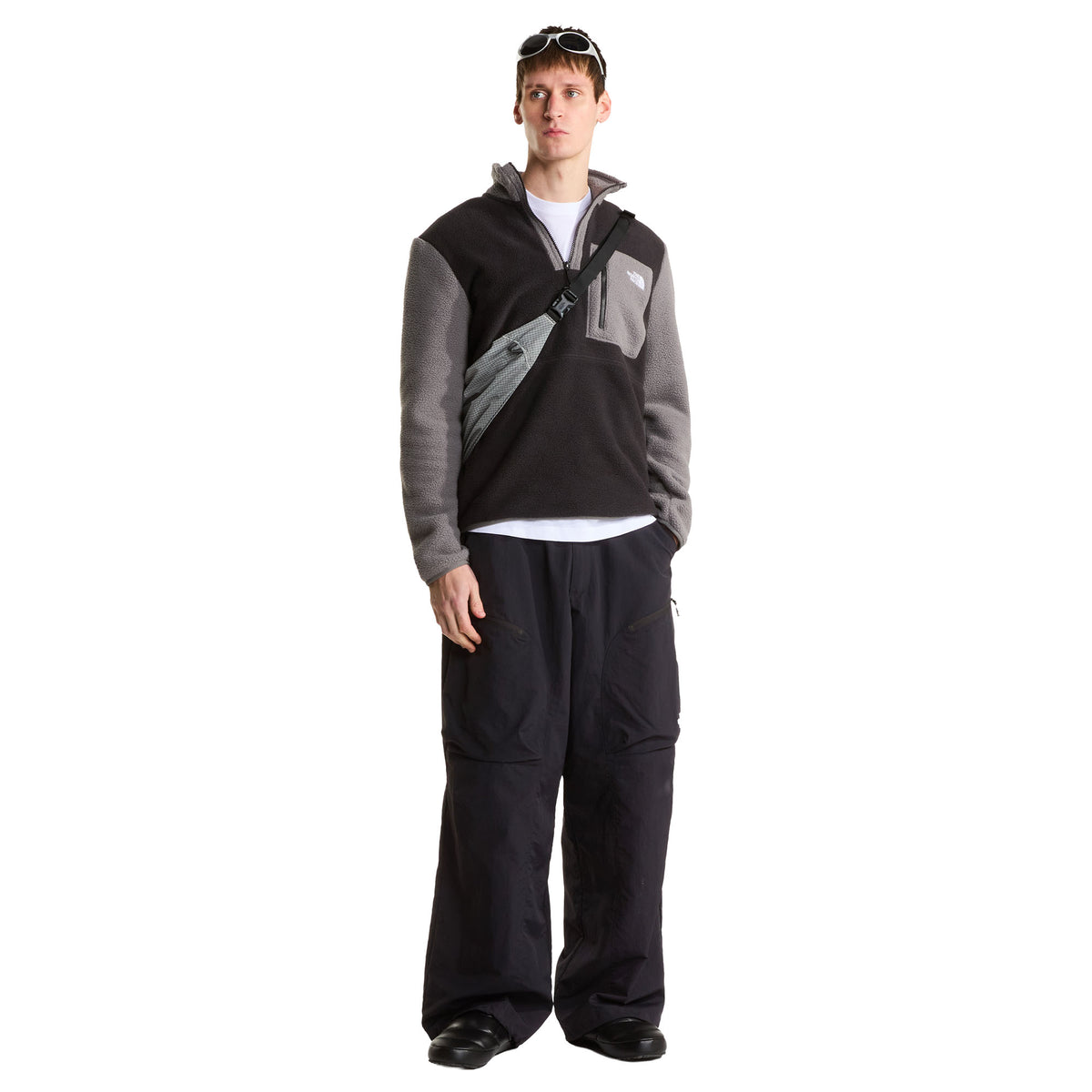 Men's Yumiori 1/4 Zip Fleece Jacket - Black