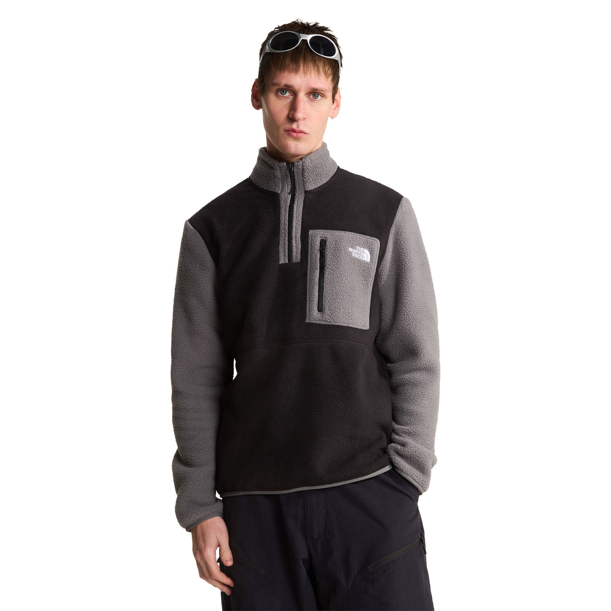 Men's Yumiori 1/4 Zip Fleece Jacket - Black