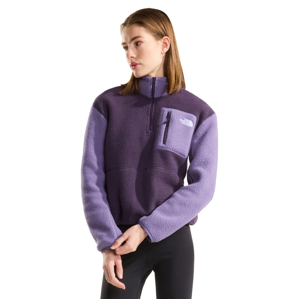 Women's Yumiori 1/4 Zip Fleece Jacket - Purple