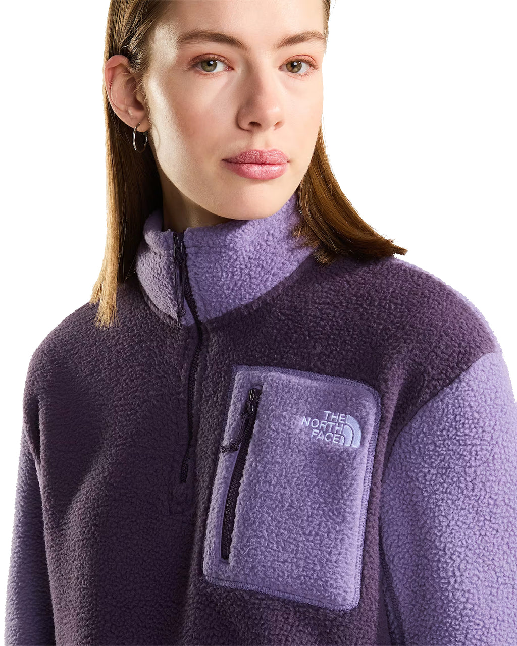 Women's Yumiori 1/4 Zip Fleece Jacket - Purple
