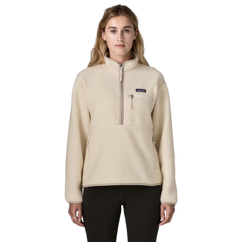 Women's Retro Pile Marsupial Fleece - Cream