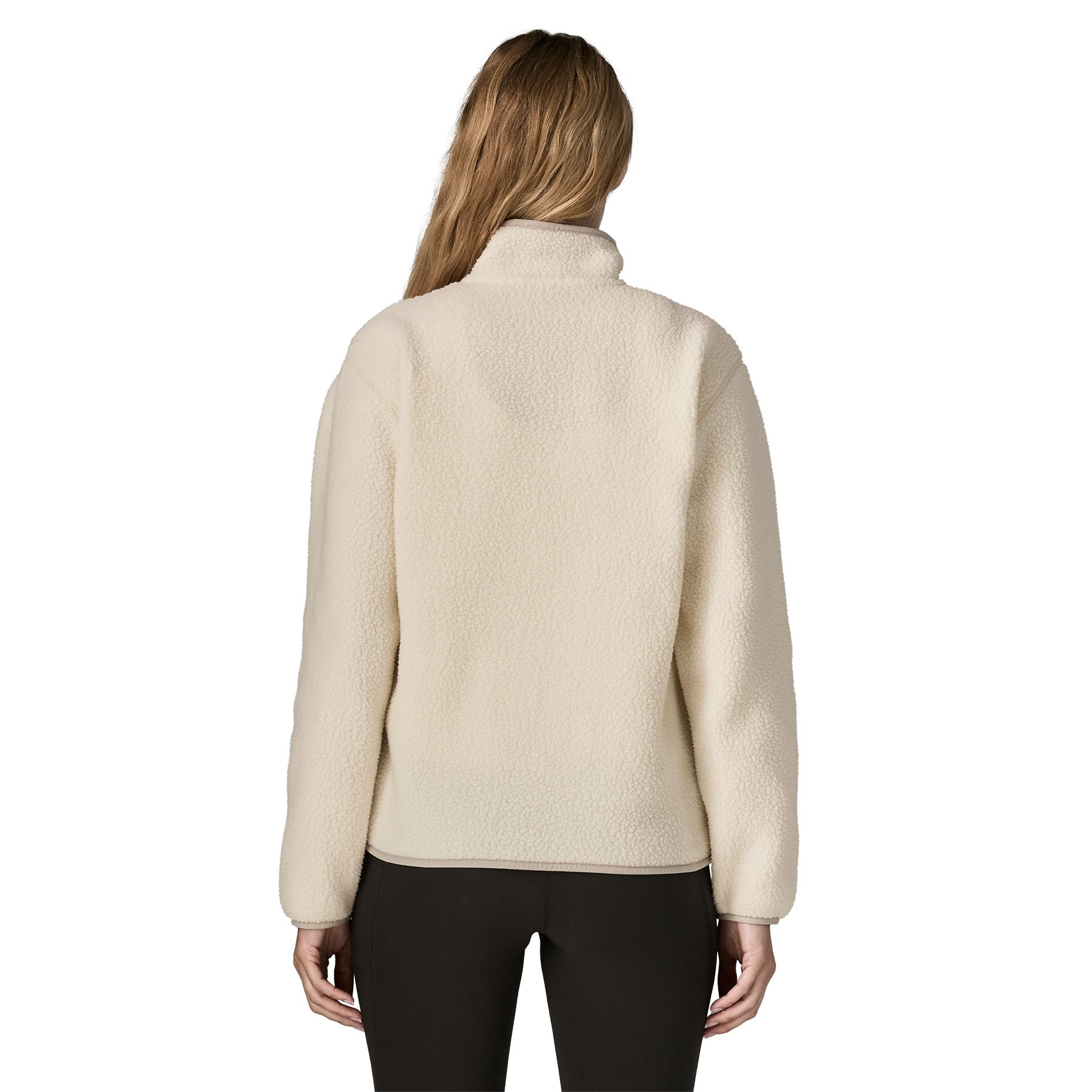 Women's Retro Pile Marsupial Fleece - Cream