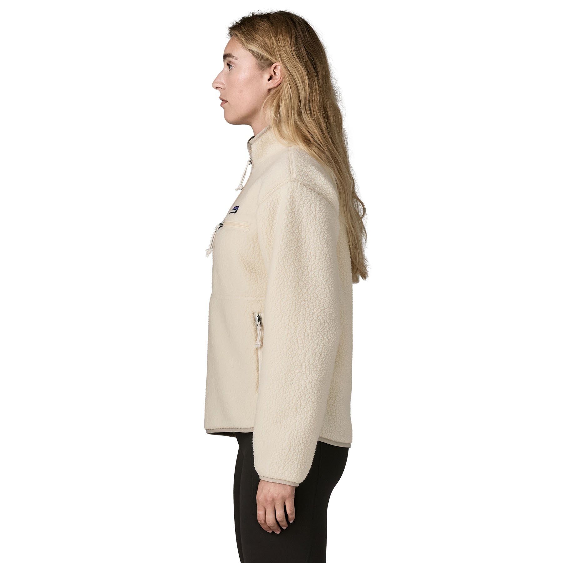 Women's Retro Pile Marsupial Fleece - Cream