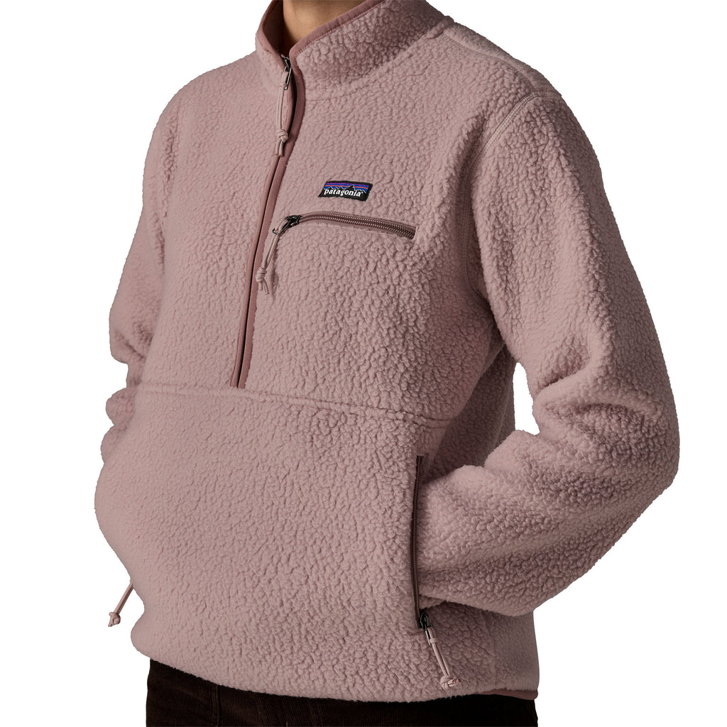 Women's Retro Pile Marsupial Fleece - Pink