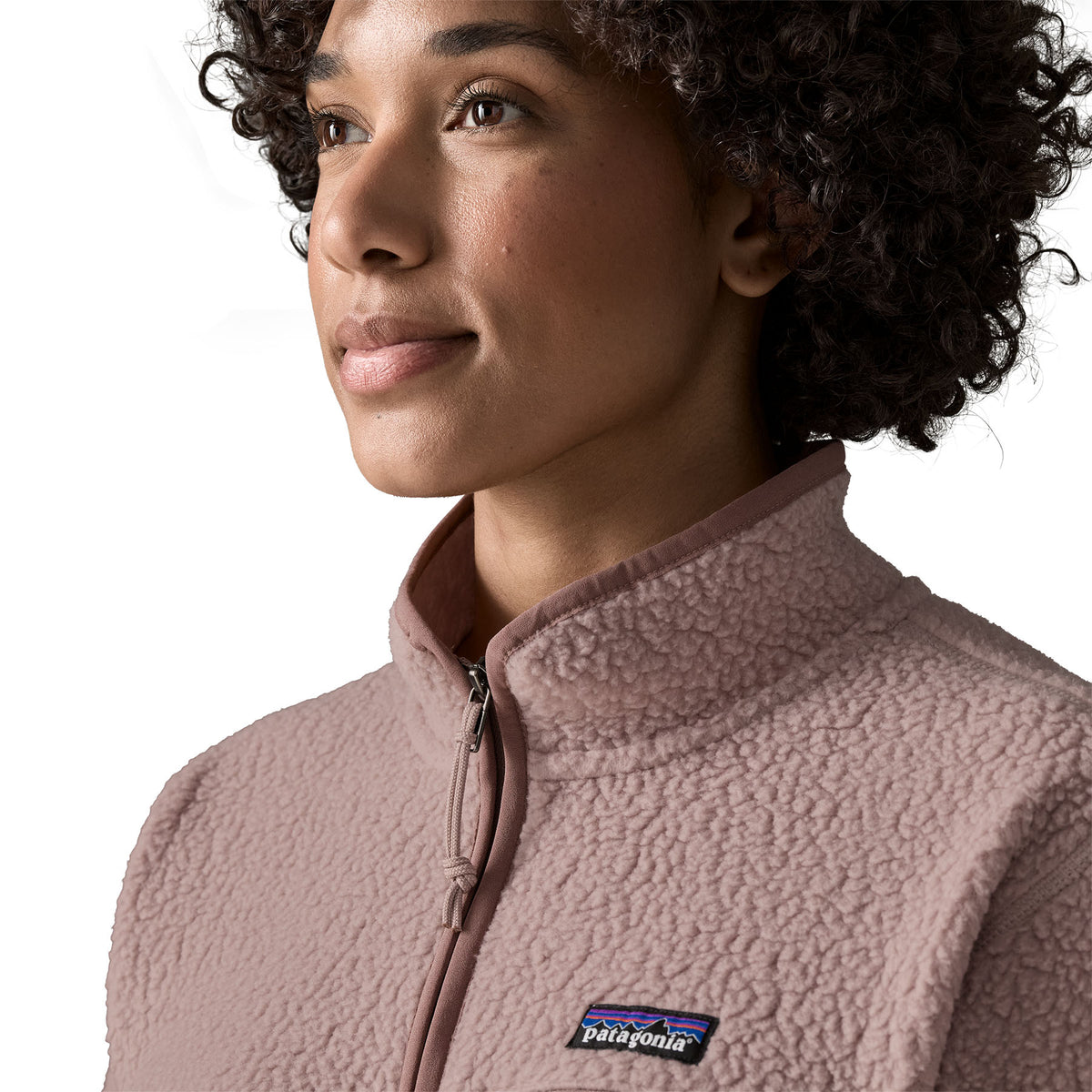 Women's Retro Pile Marsupial Fleece - Pink