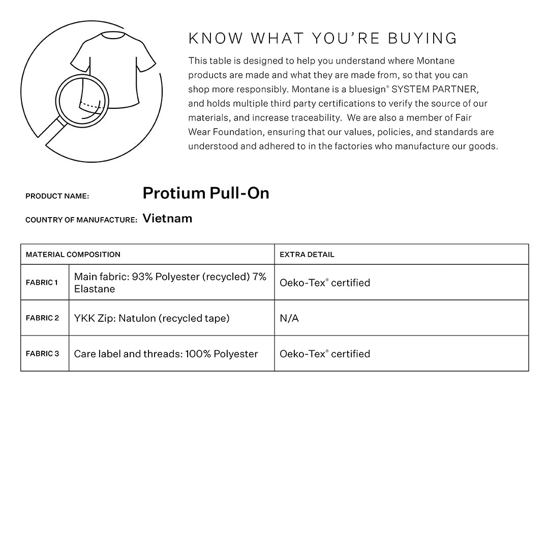 Men's Protium Pull On Fleece - Black