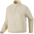 Women's Covert 1/2 Zip Neck Fleece - Arctic Silk Heather / Salt