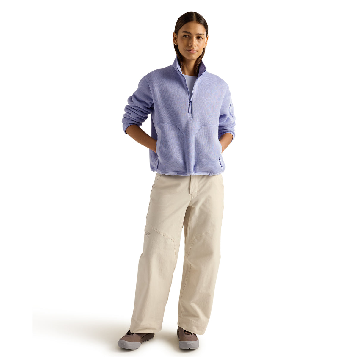 Women's Covert 1/2 Zip Neck Fleece - Kasumi Heather